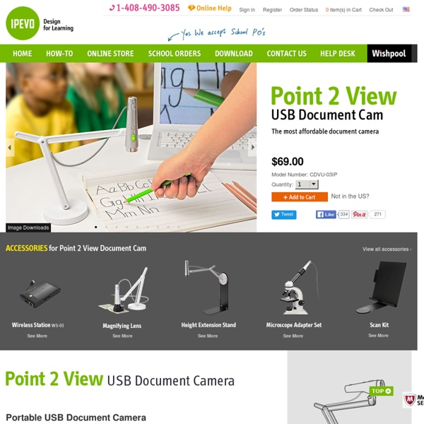 Point 2 View (P2V) USB Document Camera