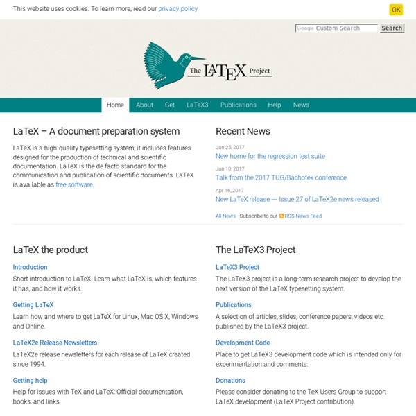 LaTeX – A document preparation system