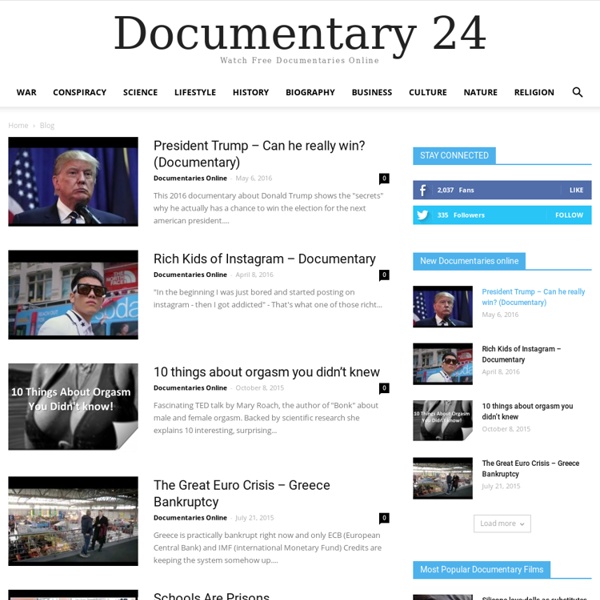 Watch Free Documentaries Online - Documentary24.com