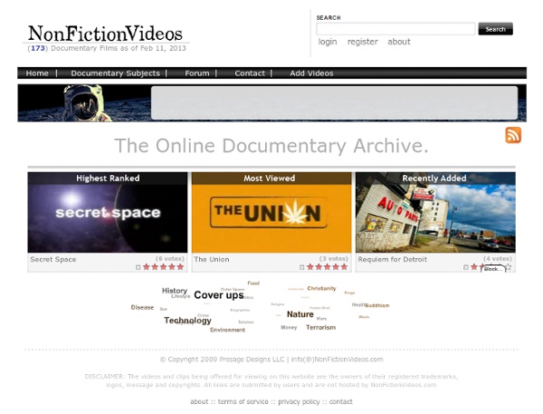 Watch the Best Non Fiction Videos and Movies (iPhone Friendly)