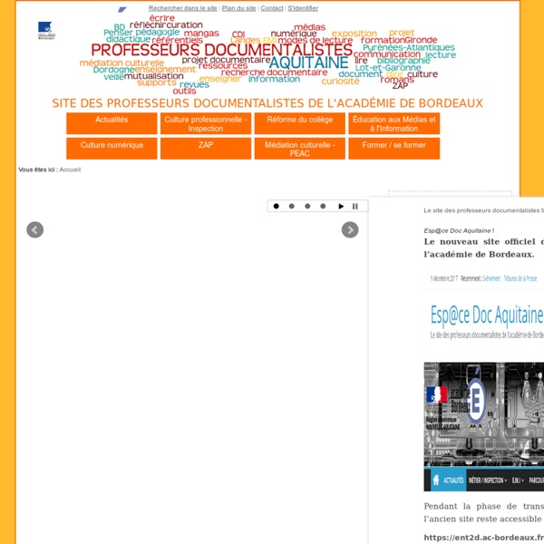 Site de Documentation de l'Académie de Bordeaux