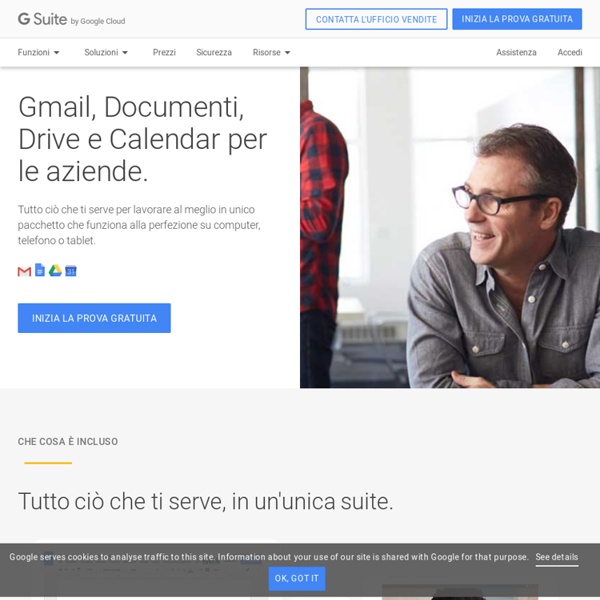 G Suite - Gmail, Drive, Documenti e altro ancora