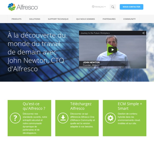 Alfresco : Système de gestion de contenu d'entreprise open source (CMS)