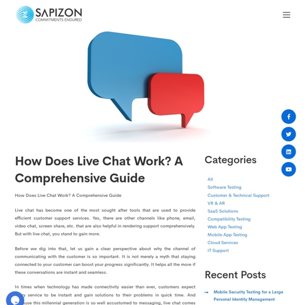 How Does Live Chat Work? A Comprehensive Guide