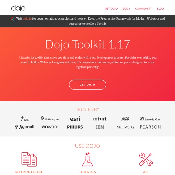 The Dojo Toolkit