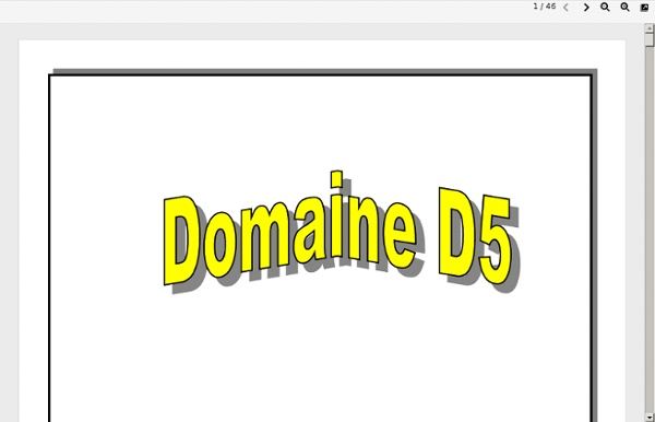 Domaine 5 - Travailler en réseau, communiquer et collaborer