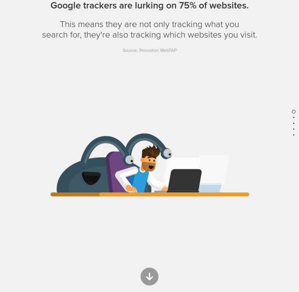 Google tracks you. We don't. An illustrated guide.