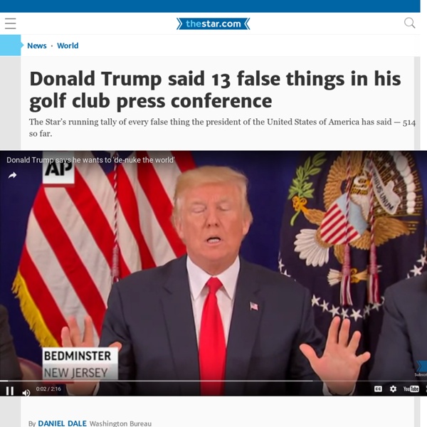 The complete list of all 33 false things Donald Trump has said as president so far