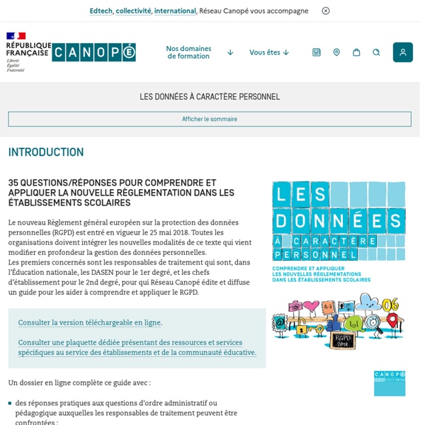 35 questions/réponses sur le RGPD