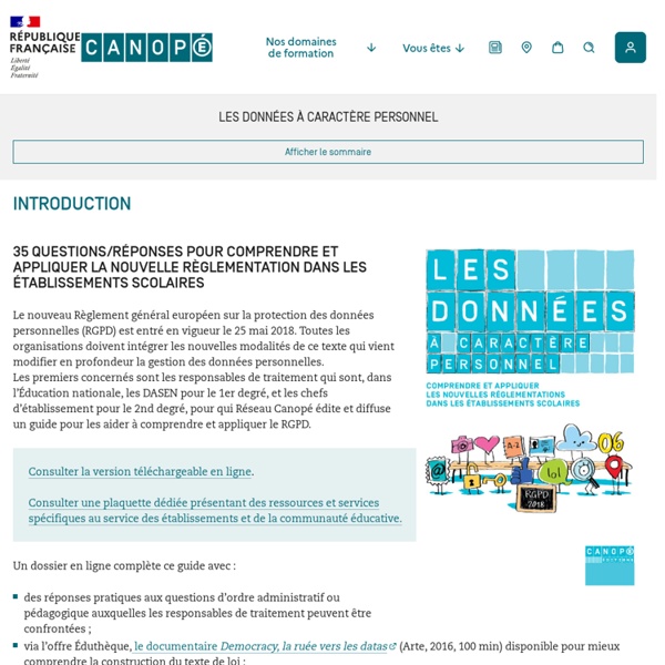 RGPD et Education nationale