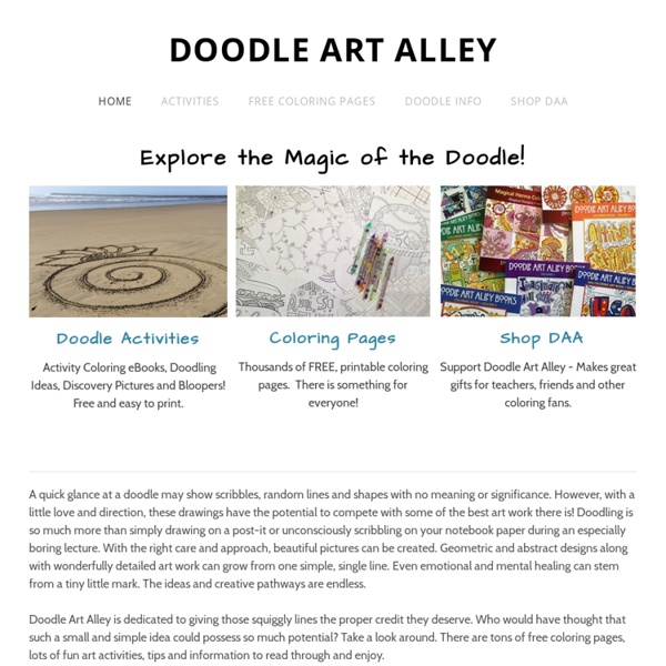 Doodle Art, Explore the magic of the doodle!
