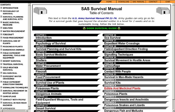 Doom Survival Guide - SAS Survival Manual