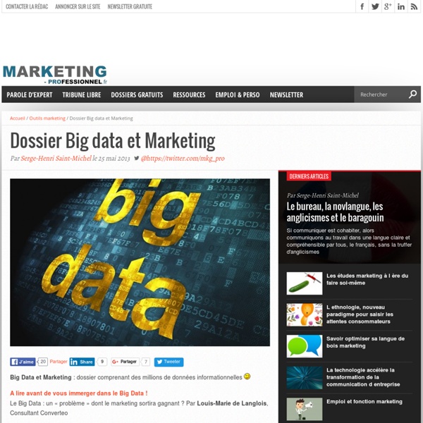 Dossier Big data et Marketing