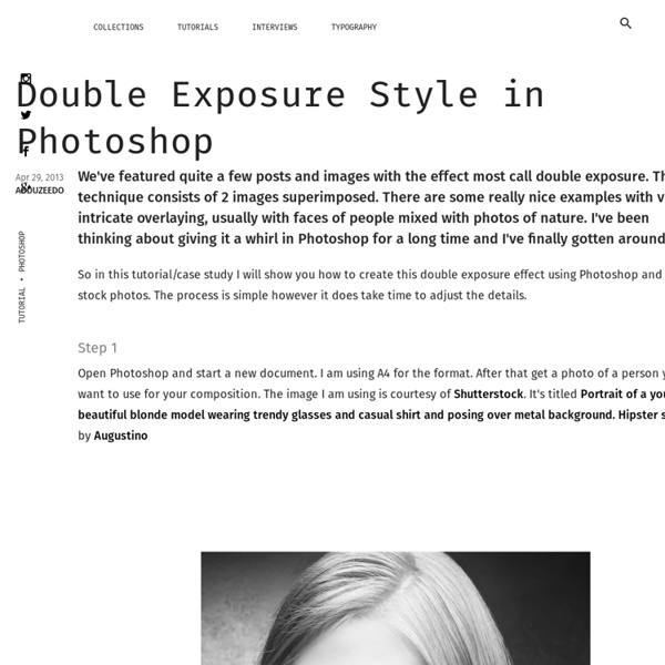 Double Exposure Style in Photoshop