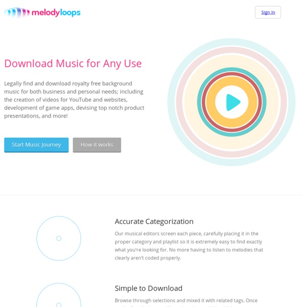 Melody Loops - Royalty-free Background Music