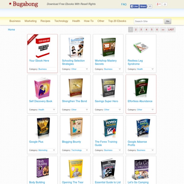 Free Ebooks With Resell Rights