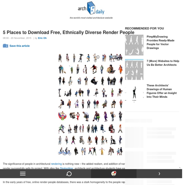 5 Places to Download Free, Ethnically Diverse Render People