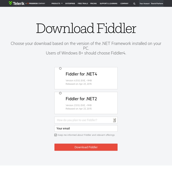 Fiddler Web Debugger - FiddlerHook for Firefox