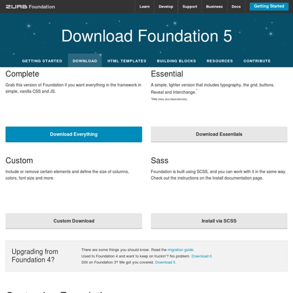 Download Foundation 5