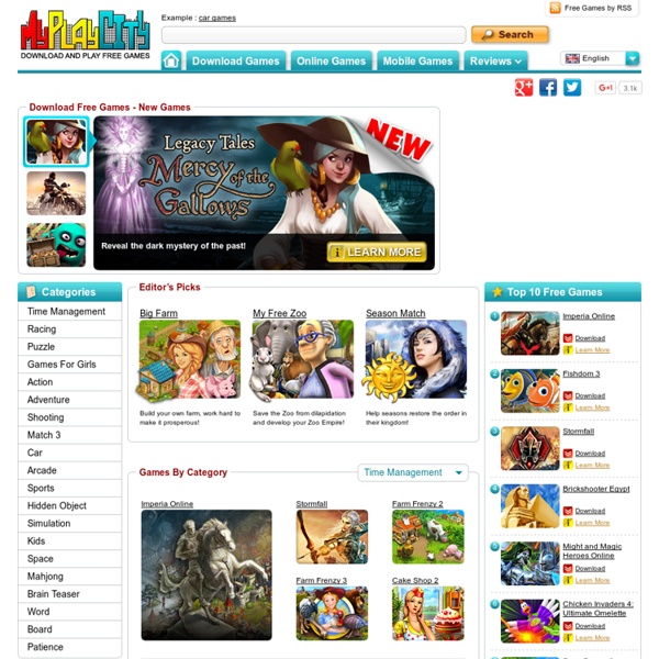 Download Free Games - 100% Free PC Games at MyPlayCity.com ...