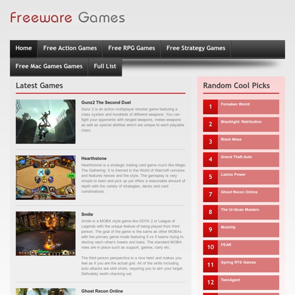 Freeware Games