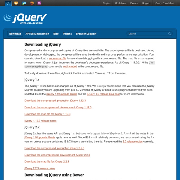 Download jQuery