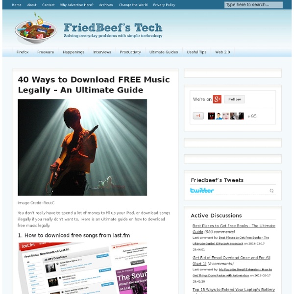 40 Ways to Download FREE Music Legally – An Ultimate Guide