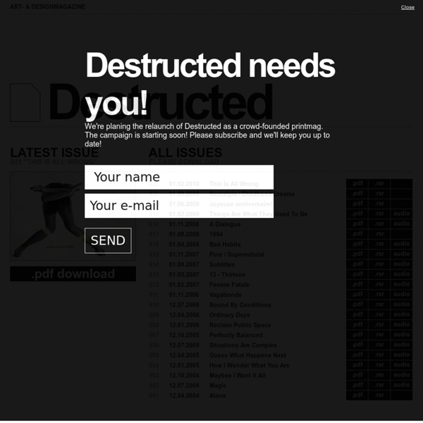 PDF Mag - Destructed Magazine - www.destructed.info