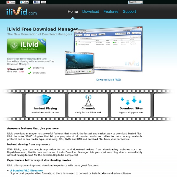 iLivid - Téléchargement de vidéos