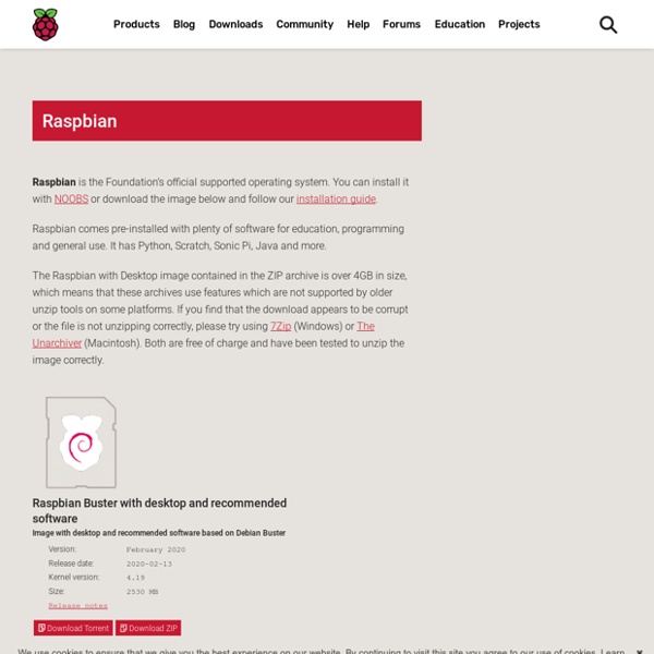 Download Raspbian for Raspberry Pi