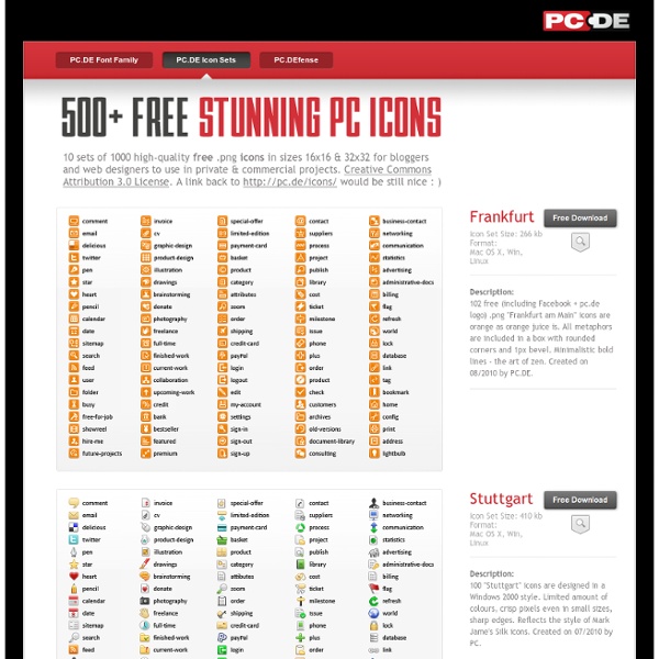 Download Free Icons for Windows and Macintosh @ pc.de