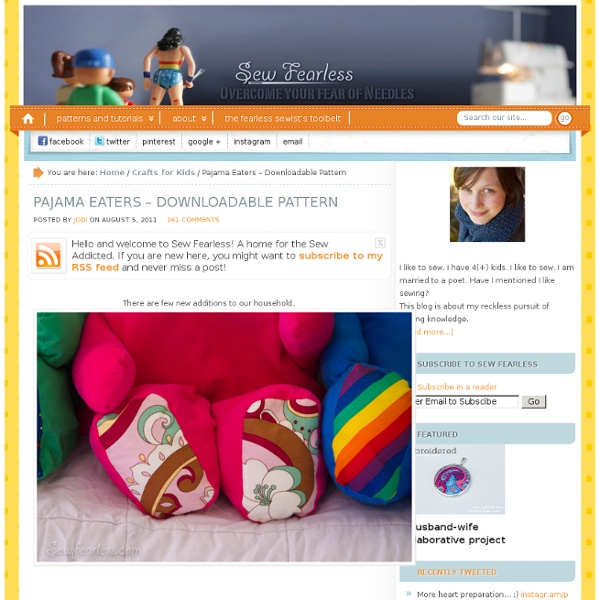 Pajama Eaters – Downloadable Pattern