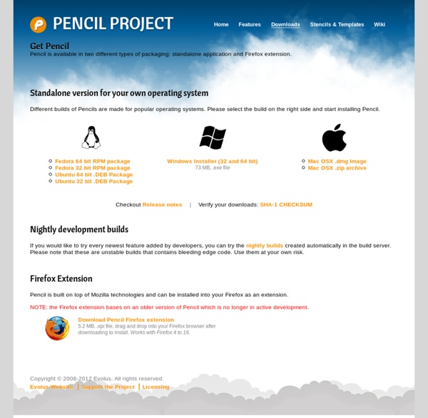 Download Pencil Application - Pencil Project