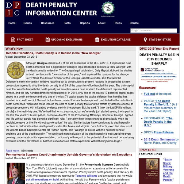 Death Penalty Information Center