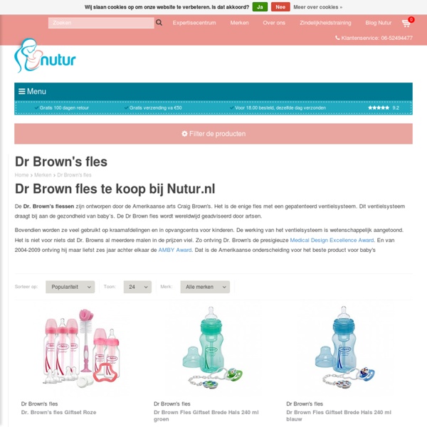 Dr Brown's fles - Nutur.nl