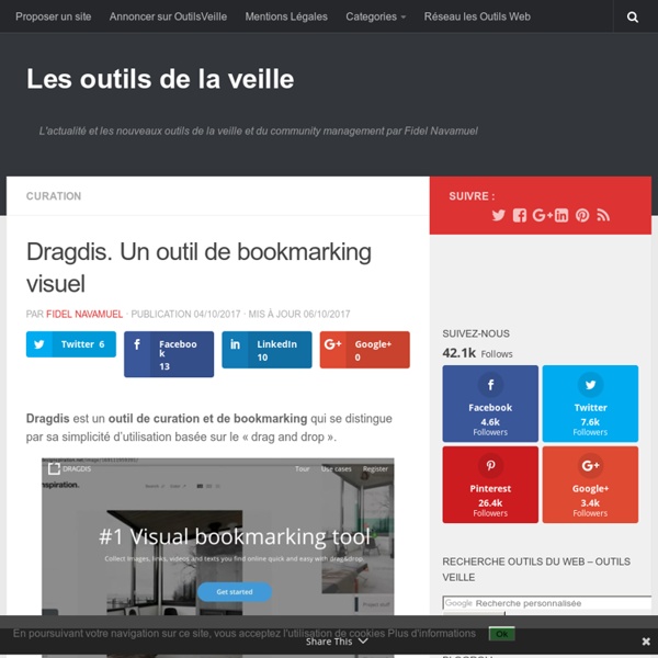 Dragdis. Un outil de bookmarking visuel – Les outils de la veille