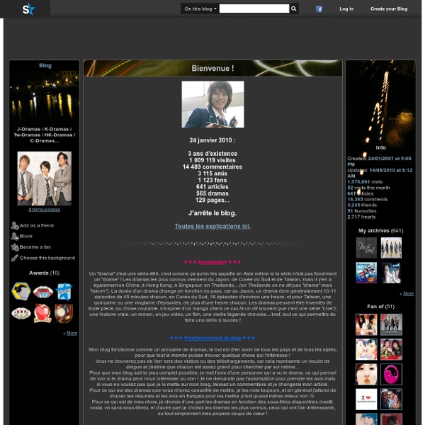 Blog de drama-powaa - J-Dramas / K-Dramas / Tw-Dramas / HK-Dramas /... - Skyrock.com