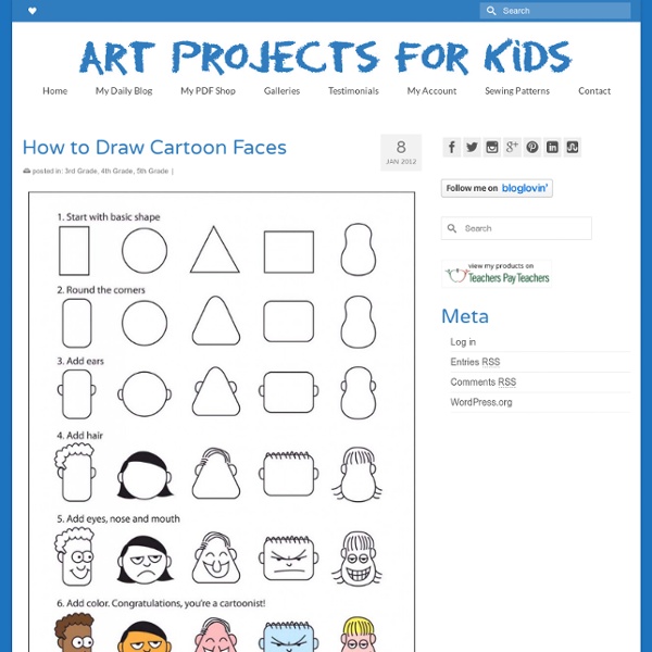 How to Draw Cartoon Faces
