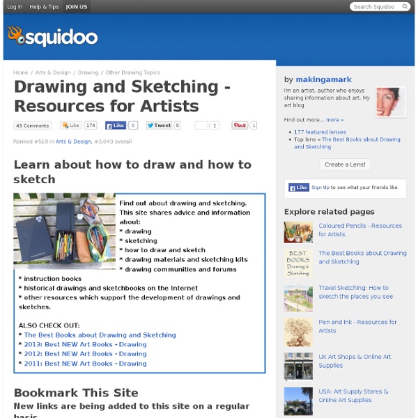 Drawing and Sketching - Resources for Artists