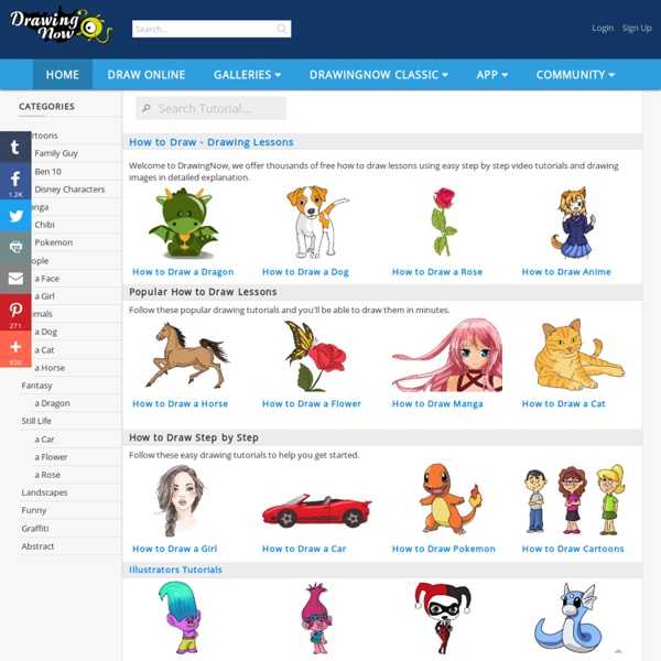 How to Draw Free Online Drawing Tutorials DrawingNow Pearltrees