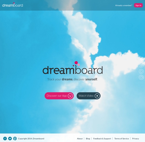 Dreamboard - Track your dreams, discover yourself