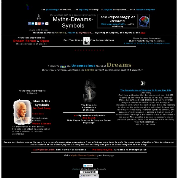 Myths-Dreams-Symbols- The Psychology of Dreams