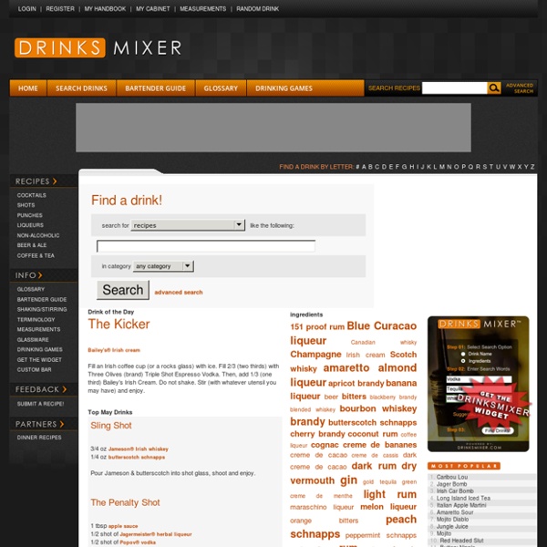 Drink recipes, cocktails and drink Pearltrees