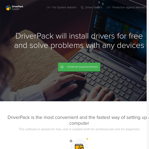 DriverPack Solution >> Программа для установки драйверов
