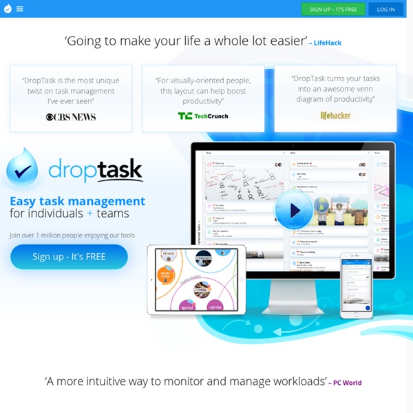 DropTask - Visual Task Management for Individuals and Teams