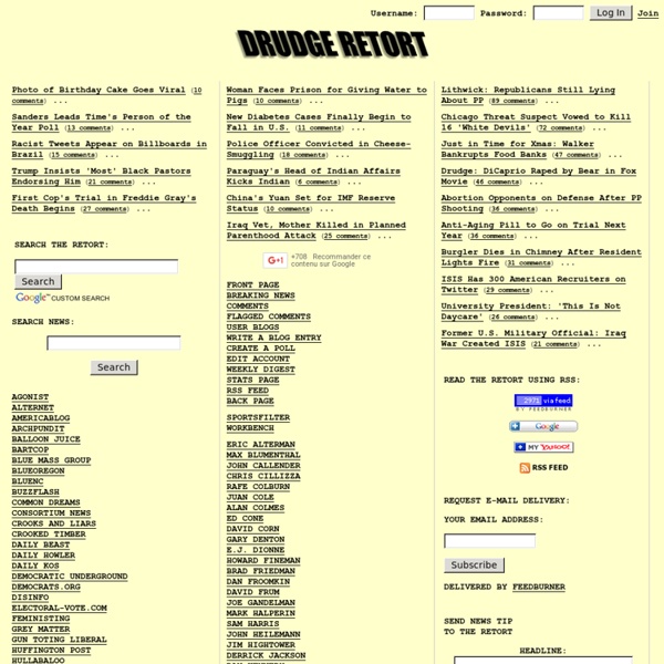 Drudge Retort: The Other Side of the News