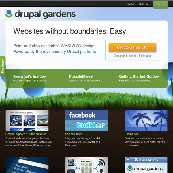 Get a Free Drupal 7 Site Here