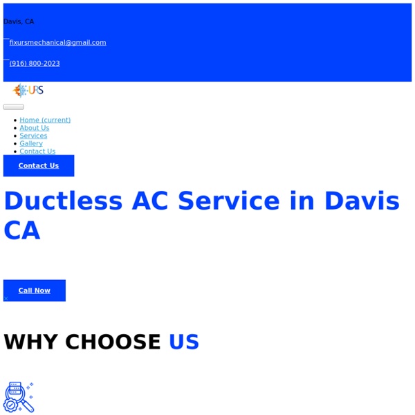 Ductless AC Service in Davis, CA