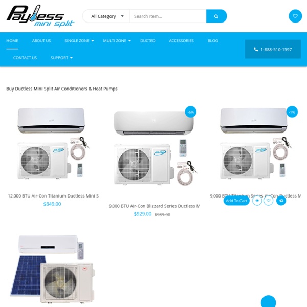 AirCon Ductless Mini Split Air Conditioners and Heat Pumps