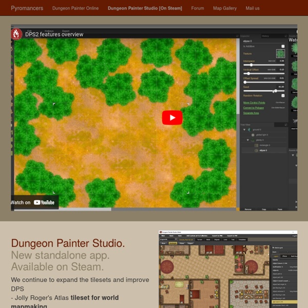 Online Dungeon Painter & RPG Forum Scene Viewer - solutions for comfortoble online playing